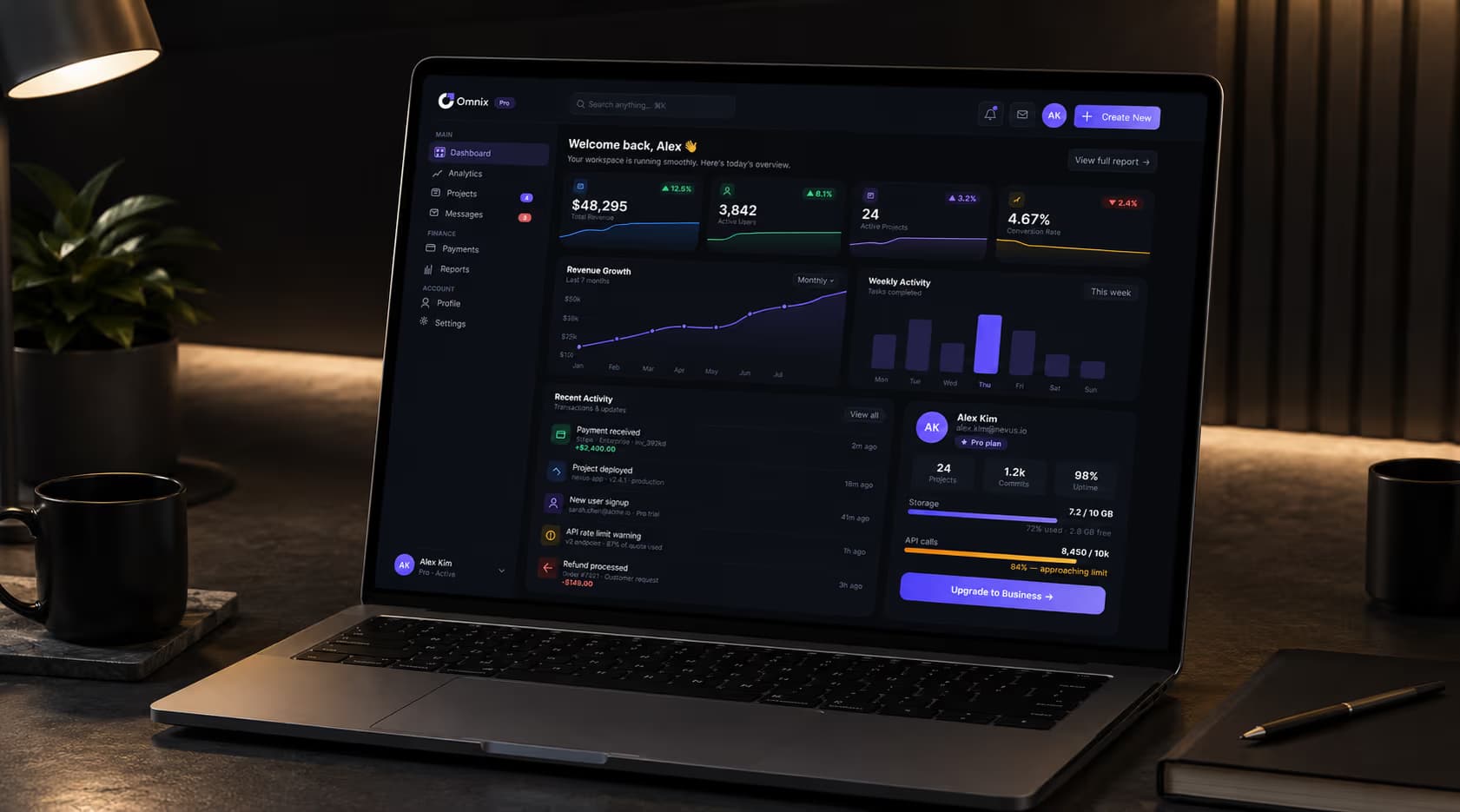 SaaS Dashboard