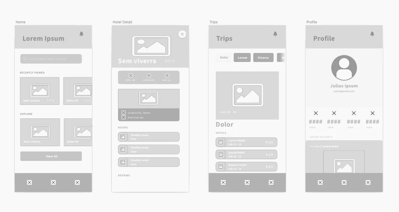 Sketch design interface