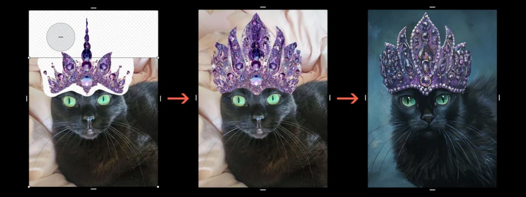 Midjourney image editor interface